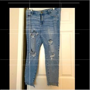 Maurices high-rise distressed jeans